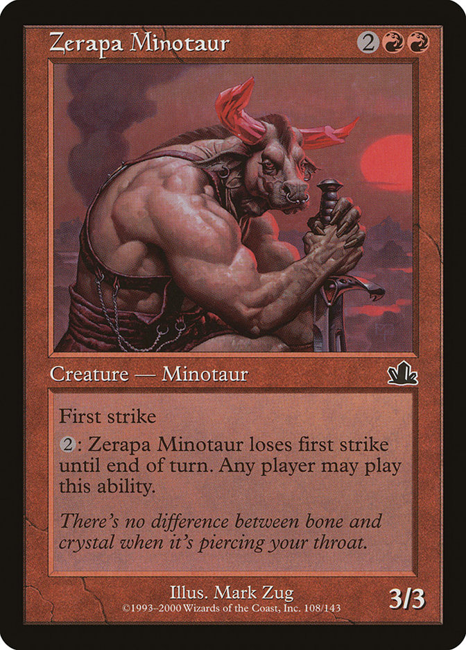 Zerapa Minotaur - Prophecy
