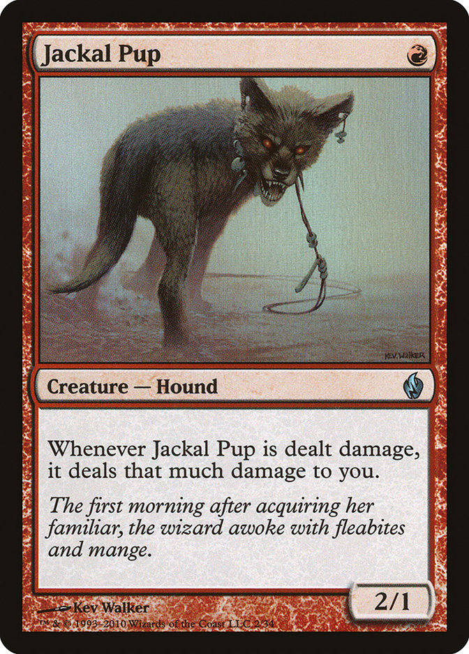 Jackal Pup - MTG Card versions