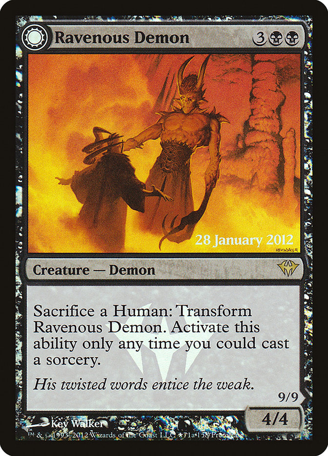 Ravenous Demon // Archdemon of Greed - Dark Ascension Promos (PDKA)