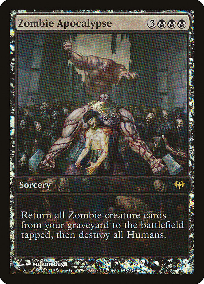 Zombie Apocalypse - MTG Card versions