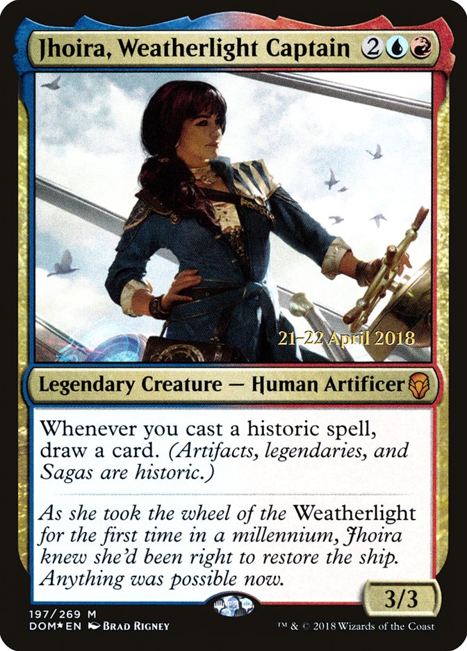 Jhoira, Weatherlight Captain - Dominaria Promos (PDOM)