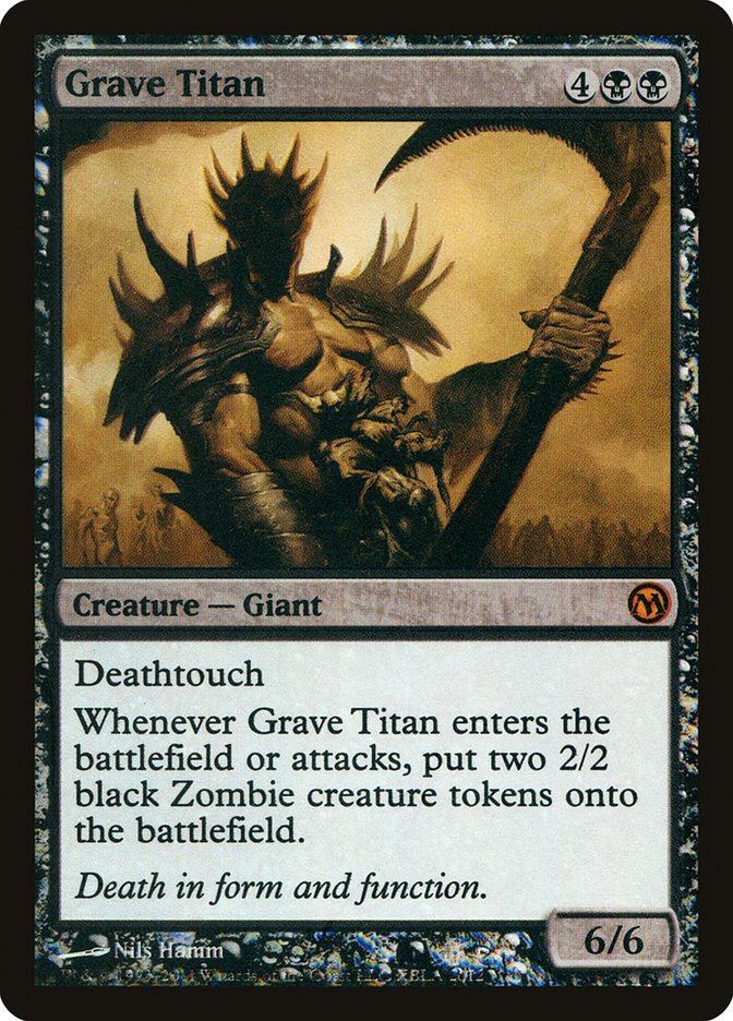 Grave Titan - MTG Card versions