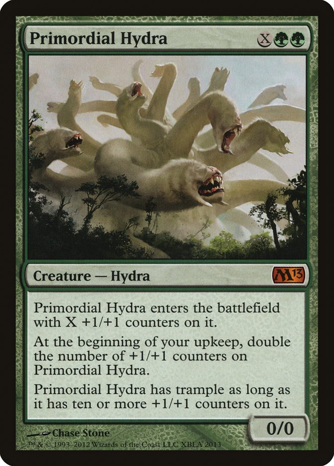 Primordial Hydra - MTG Card versions