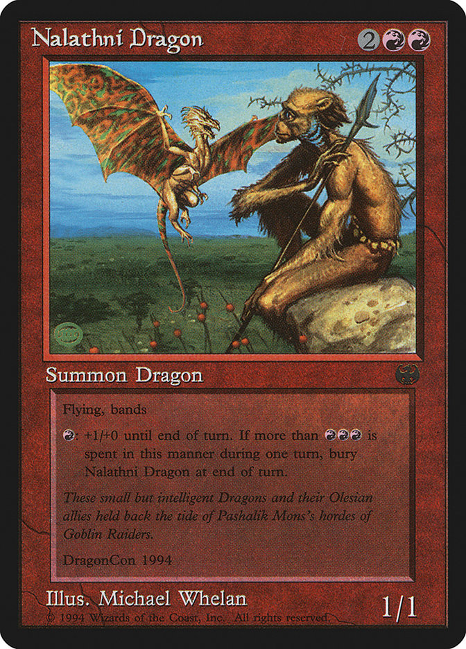 Nalathni Dragon - MTG Card versions