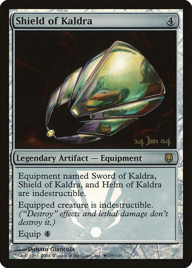 Shield of Kaldra - MTG Card versions