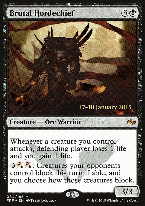Brutal Hordechief - Fate Reforged Promos (PFRF)