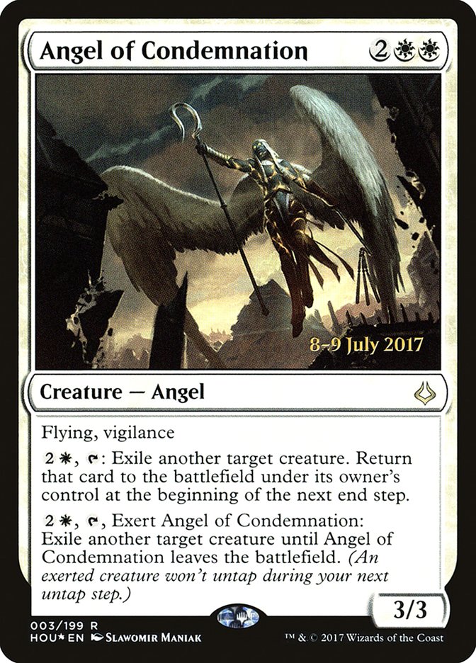 Angel of Condemnation - MTG Card versions