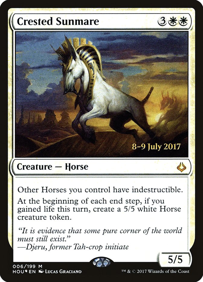 Crested Sunmare - MTG Card versions
