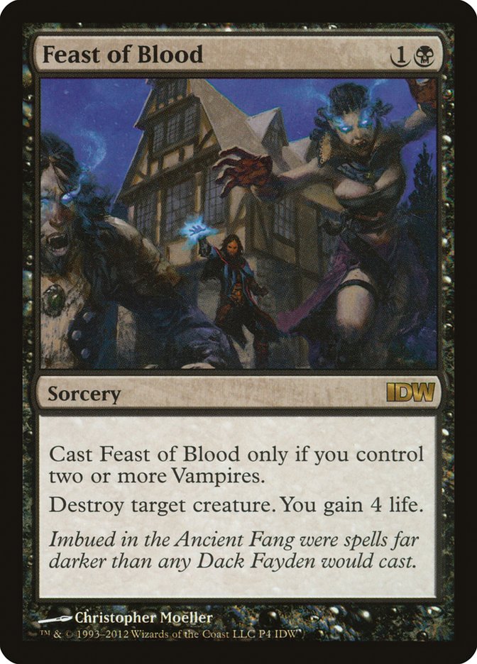 Feast of Blood - MTG Card versions
