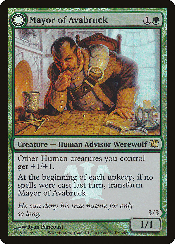Mayor of Avabruck // Howlpack Alpha - Innistrad Promos (PISD)