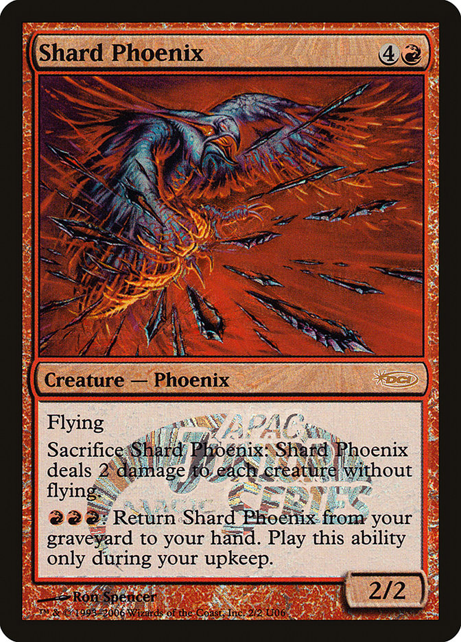 Shard Phoenix - MTG Card versions