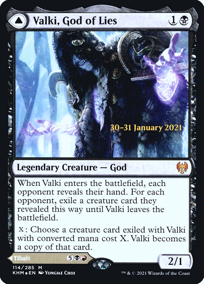 Valki, God of Lies // Tibalt, Cosmic Impostor - Kaldheim Promos (PKHM)
