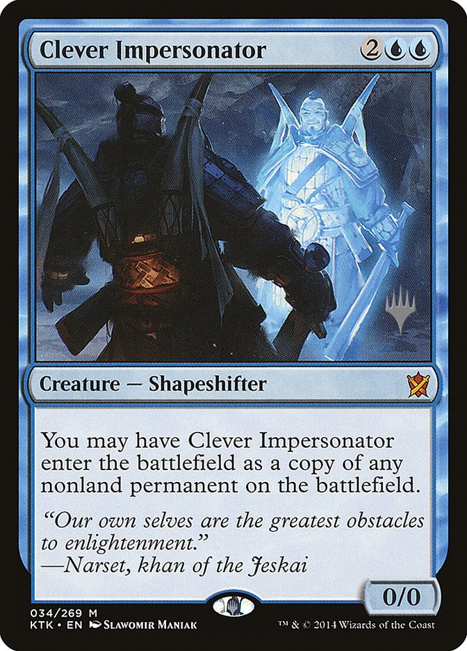 Clever Impersonator - MTG Card versions