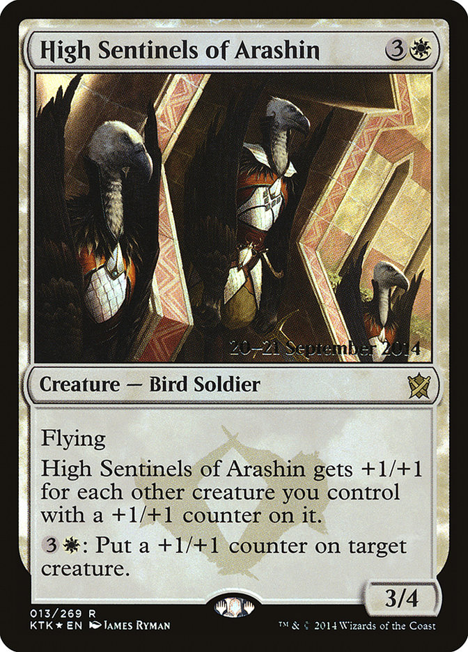 High Sentinels of Arashin - MTG Card versions