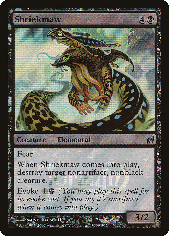 Shriekmaw - MTG Card versions