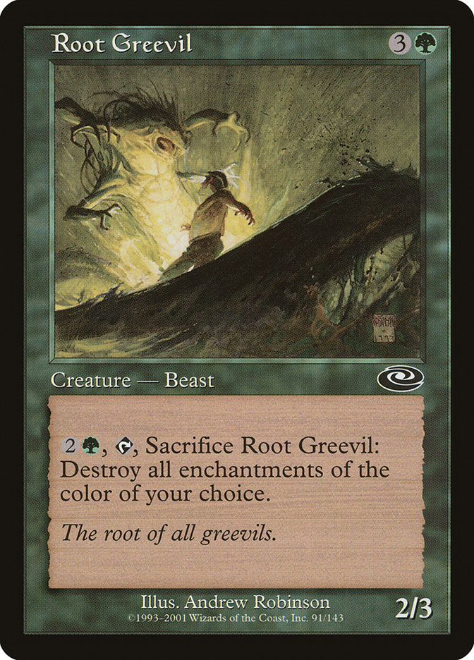 Greevil raíz - Planeshift