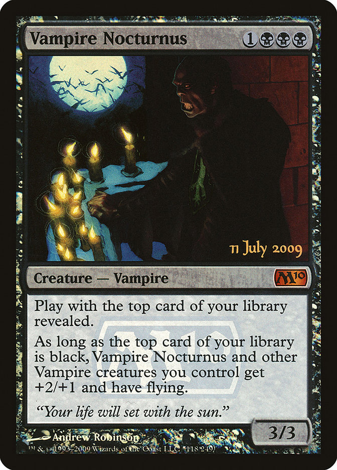 Vampire Nocturnus - MTG Card versions