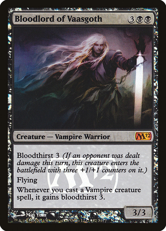 Bloodlord of Vaasgoth - MTG Card versions