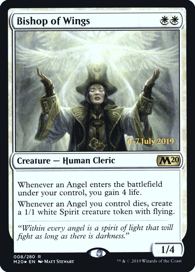 Bishop of Wings - MTG Card versions