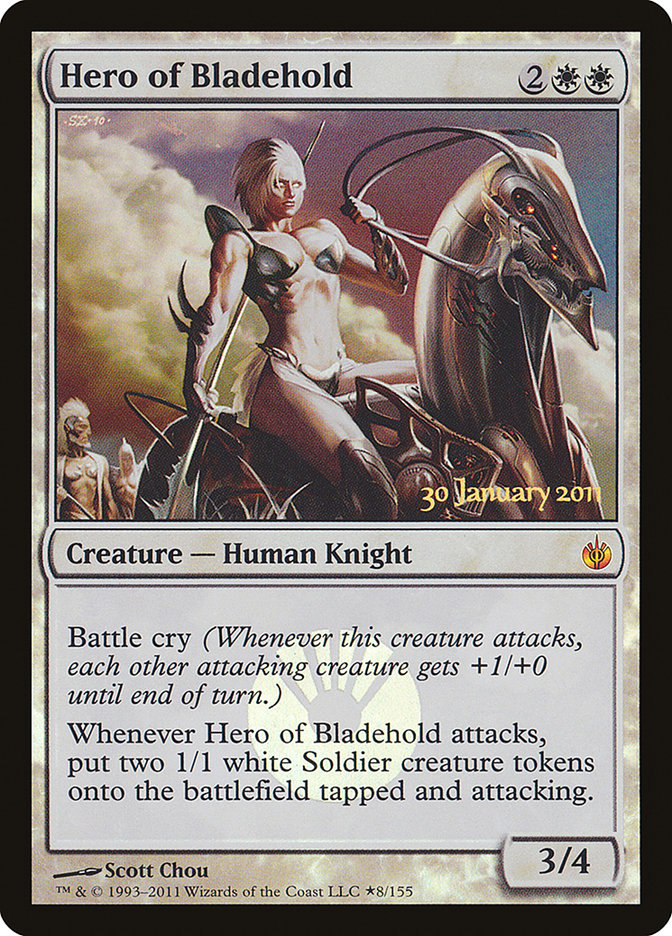 Hero of Bladehold - MTG Card versions