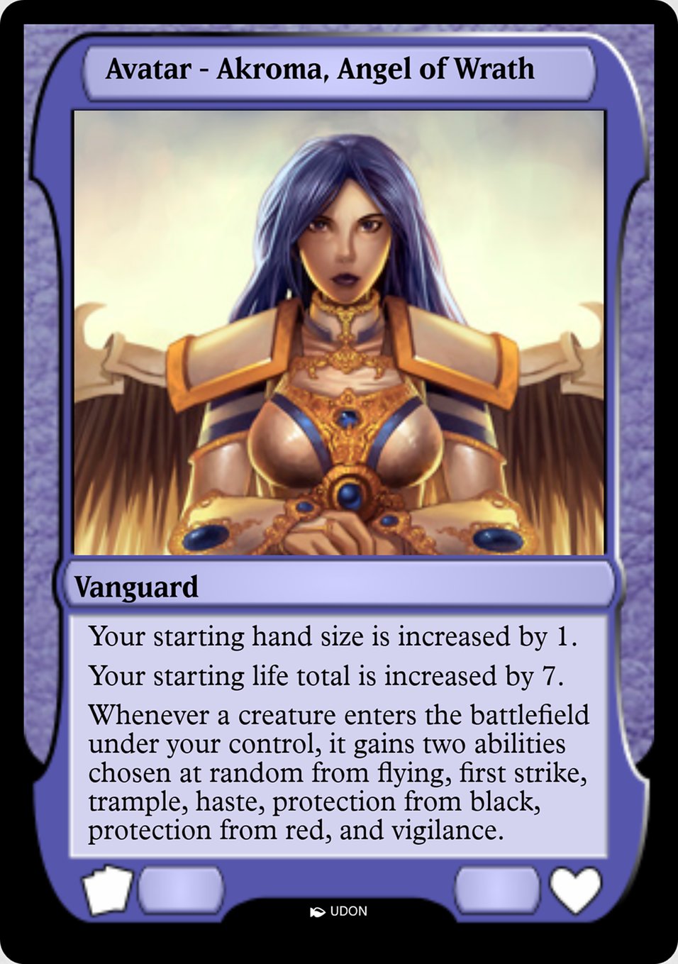 Akroma, Angel of Wrath Avatar - Magic Online Avatars