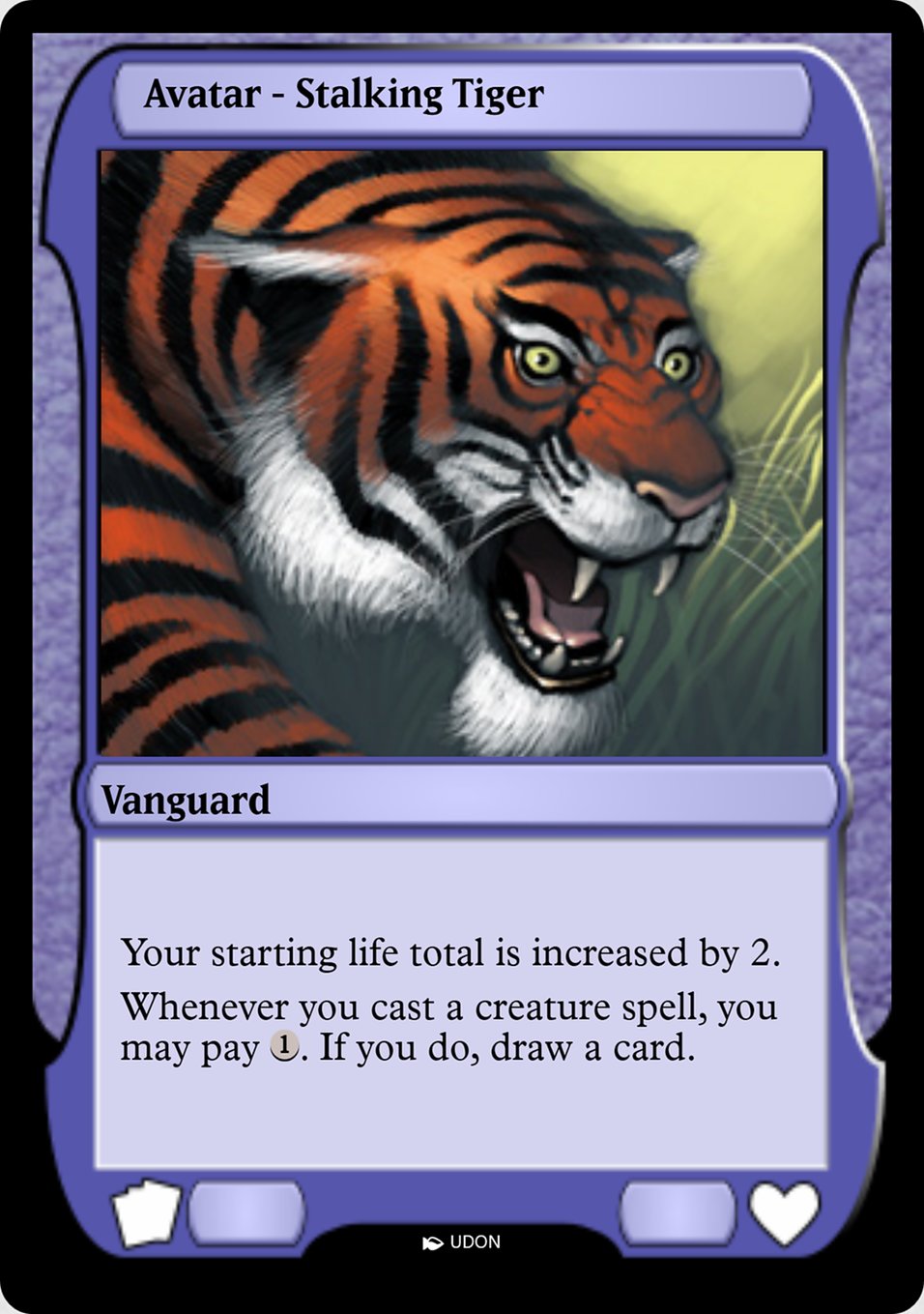 Stalking Tiger Avatar - Magic Online Avatars
