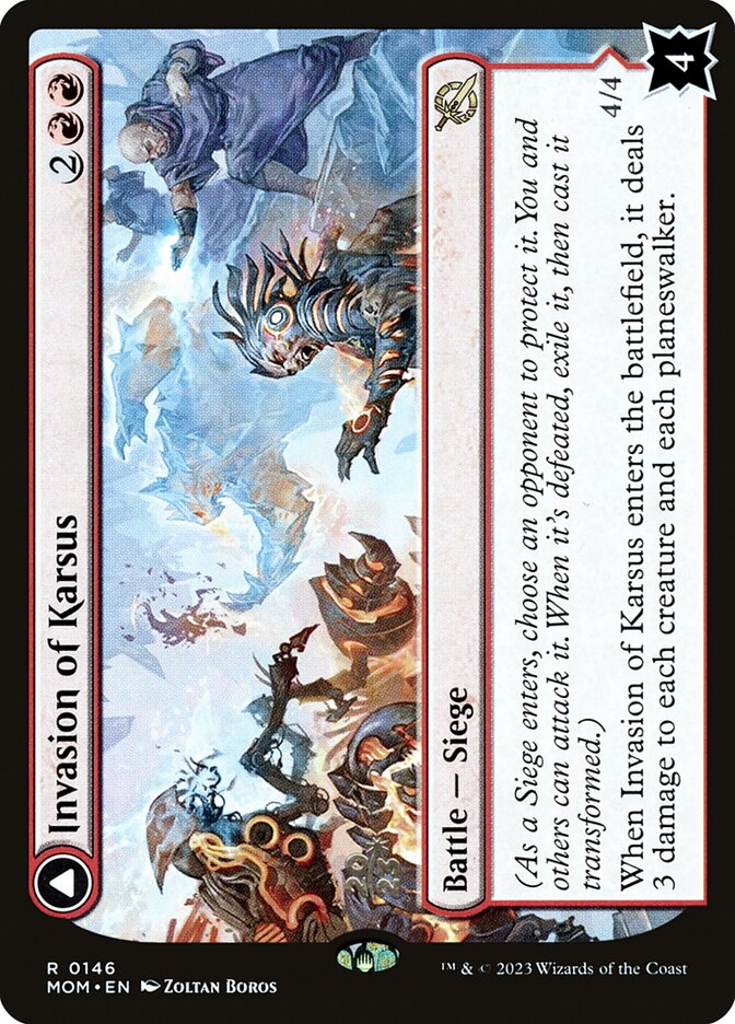Invasion of Karsus // Refraction Elemental - March of the Machine Promos (PMOM)
