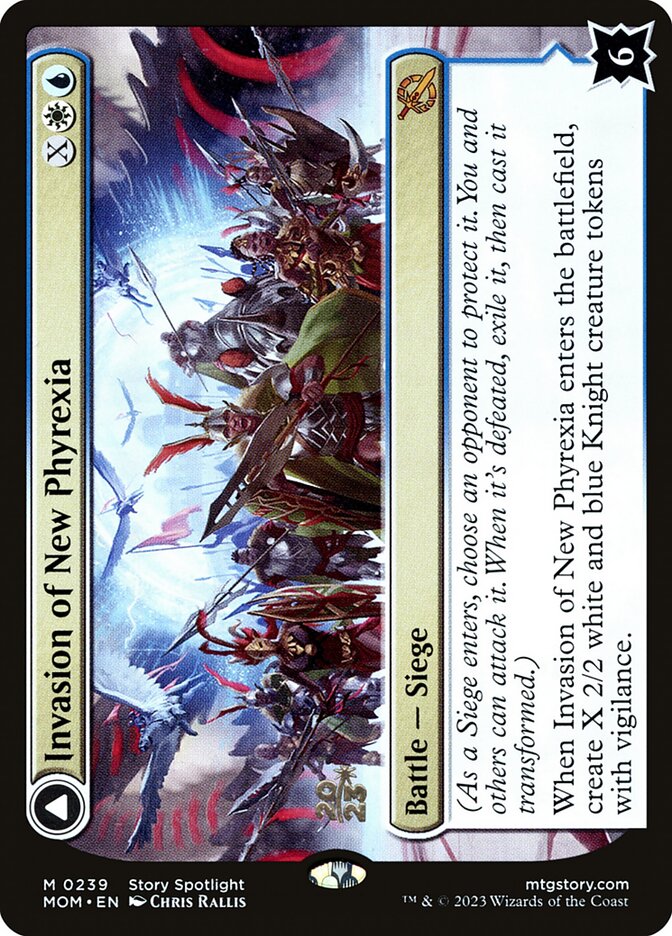 Invasion of New Phyrexia // Teferi Akosa of Zhalfir - March of the Machine Promos (PMOM)