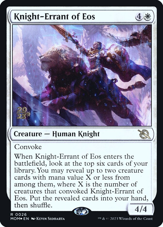 Knight-Errant of Eos - March of the Machine Promos (PMOM)