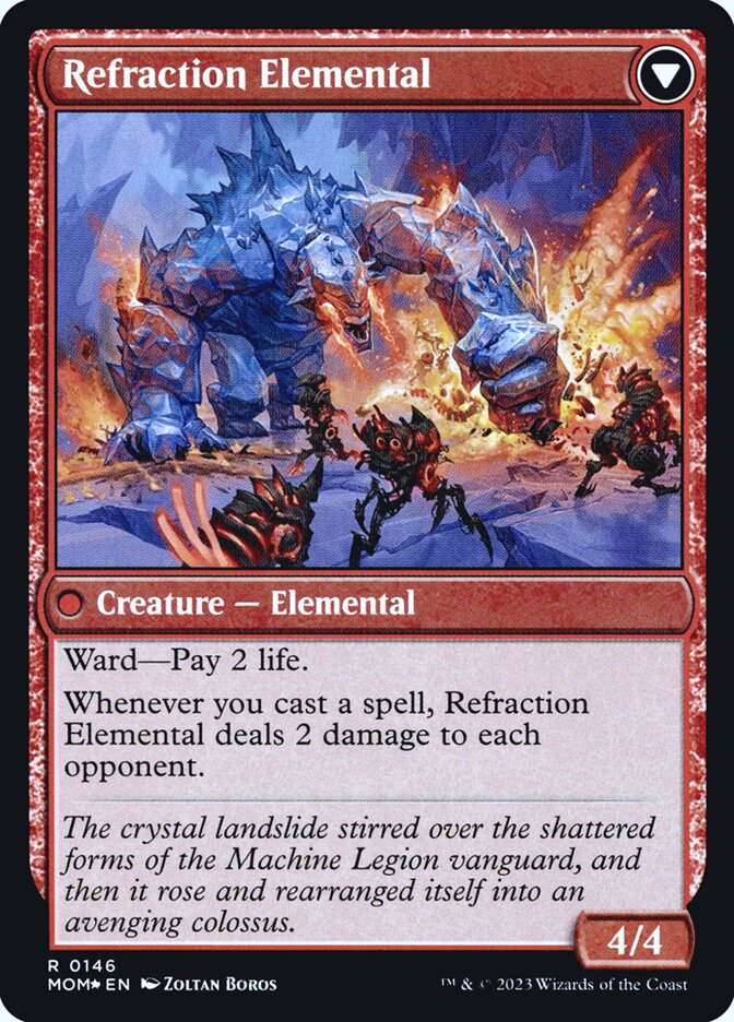 Invasion of Karsus // Refraction Elemental - March of the Machine Promos (PMOM)