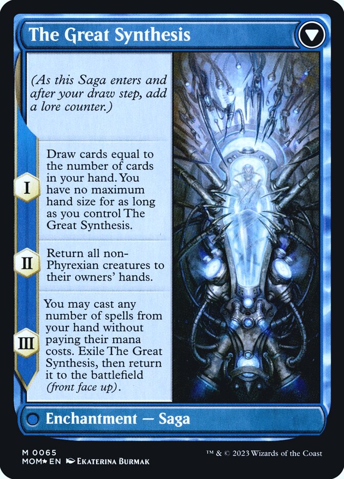Jin-Gitaxias // The Great Synthesis - March of the Machine Promos (PMOM)