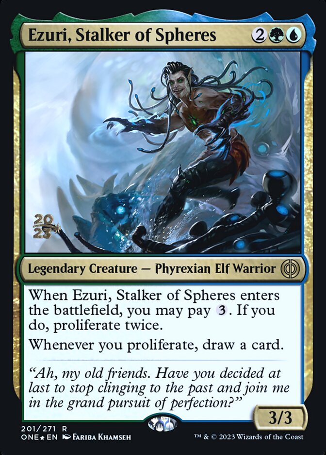 Ezuri, Stalker of Spheres - Phyrexia: All Will Be One Promos (PONE)