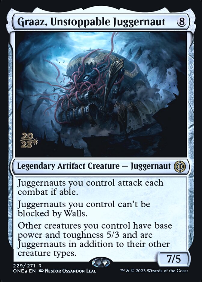 Graaz, Unstoppable Juggernaut - Phyrexia: All Will Be One Promos (PONE)
