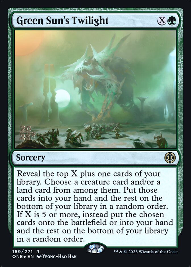 Green Sun's Twilight - Phyrexia: All Will Be One Promos (PONE)