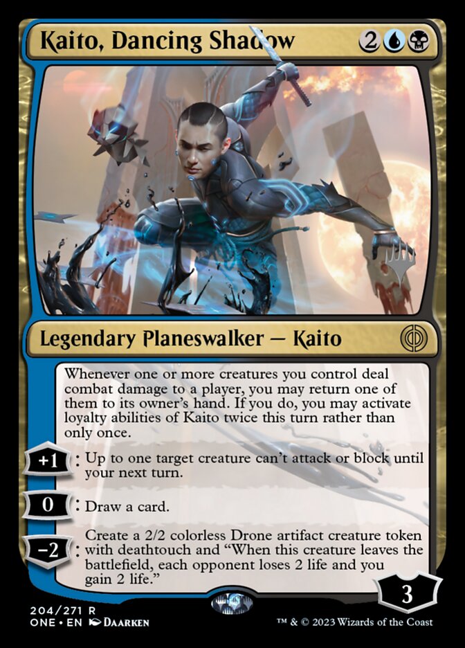 Kaito, Dancing Shadow - Phyrexia: All Will Be One Promos (PONE)
