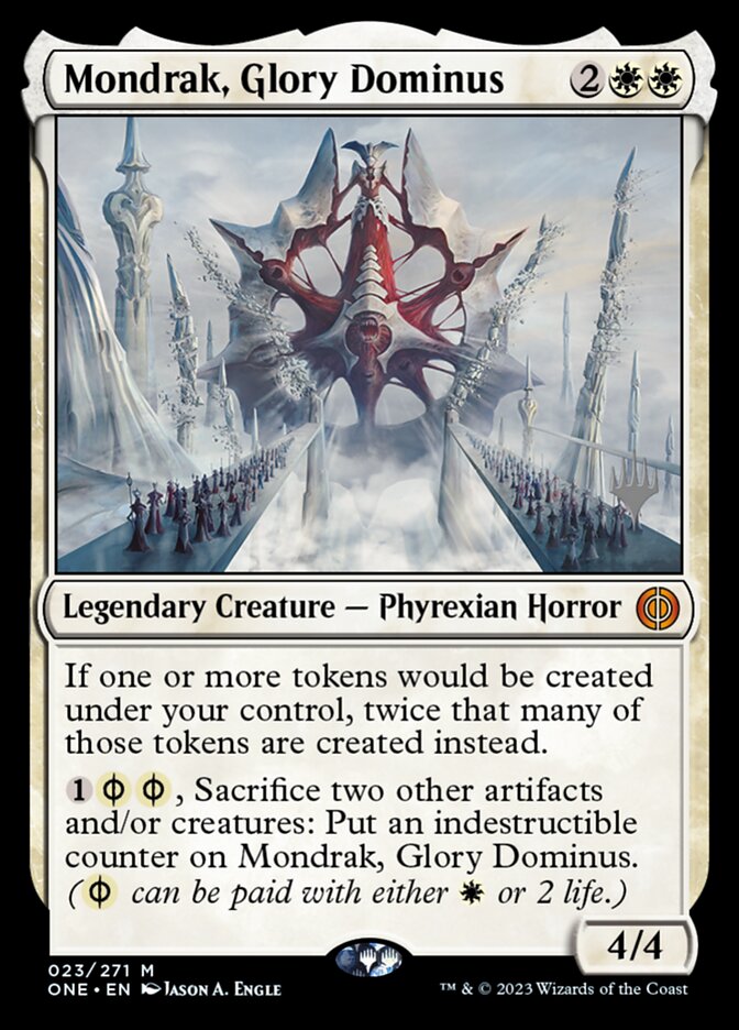 Mondrak, Glory Dominus - Phyrexia: All Will Be One Promos (PONE)