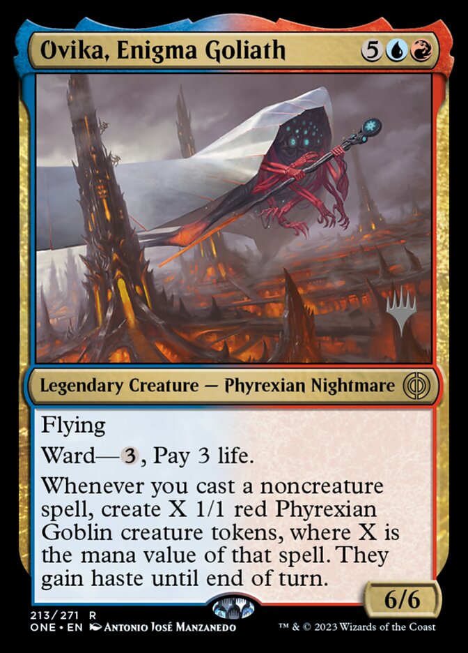 Ovika, Enigma Goliath - Phyrexia: All Will Be One Promos (PONE)