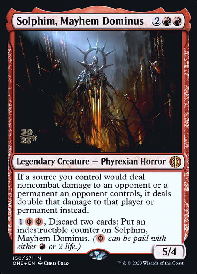Solphim, Mayhem Dominus - Phyrexia: All Will Be One Promos (PONE)