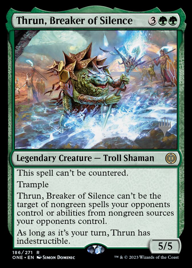 Thrun, Breaker of Silence - Phyrexia: All Will Be One Promos (PONE)
