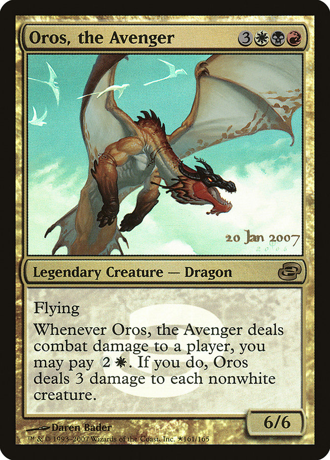 Oros, the Avenger - MTG Card versions