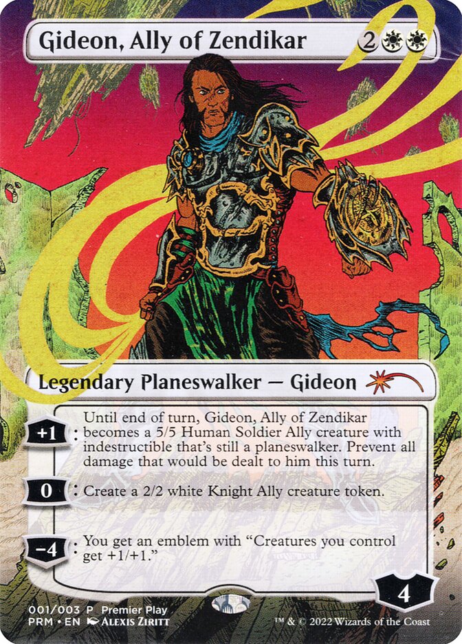 Gideon, Ally of Zendikar - MTG Card versions
