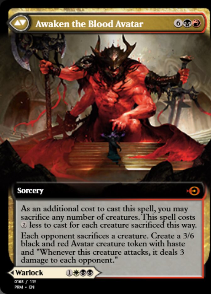 Extus, Oriq Overlord // Awaken the Blood Avatar
