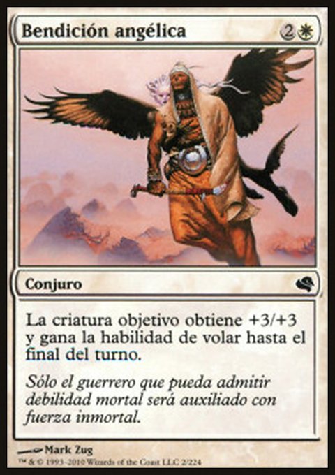 Angelic Blessing - MTG Card versions