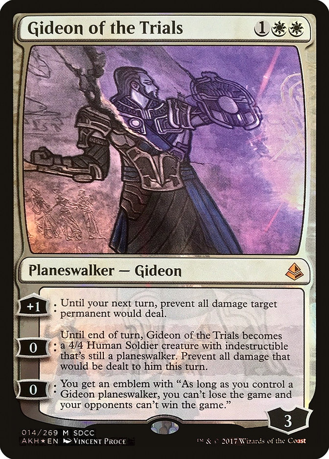 Gideon of the Trials - MTG Card versions