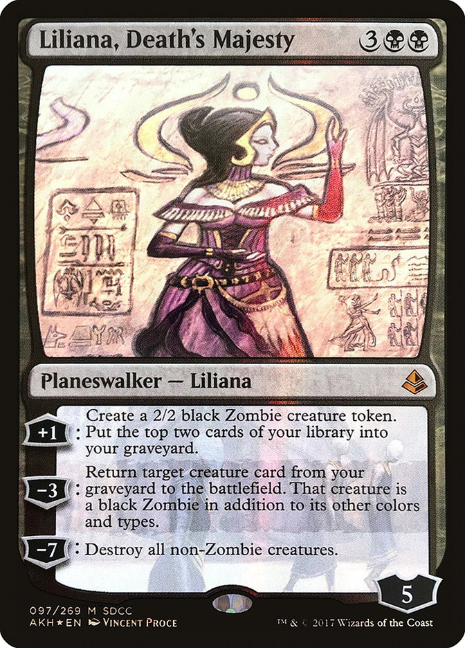 Liliana, Death's Majesty - MTG Card versions