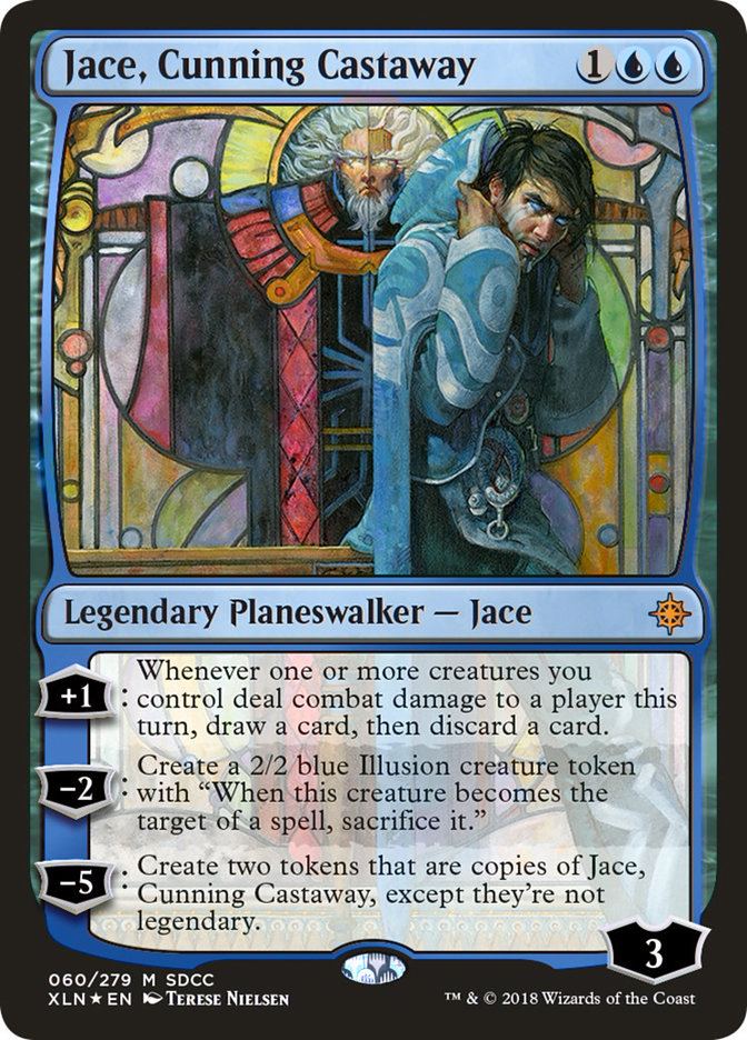 Jace, Cunning Castaway - MTG Card versions