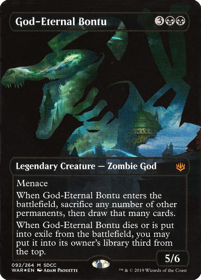 God-Eternal Bontu - MTG Card versions