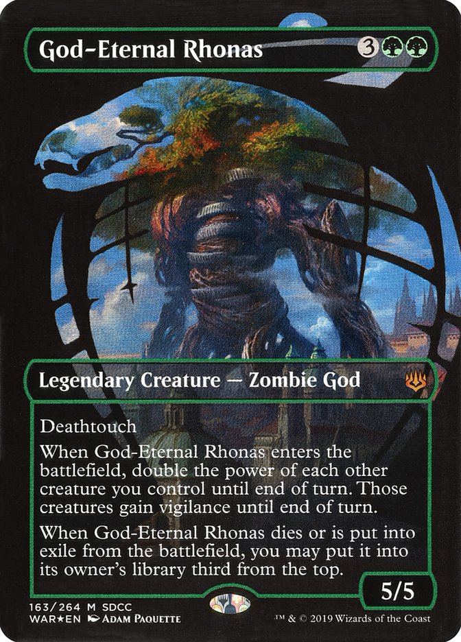 God-Eternal Rhonas - MTG Card versions
