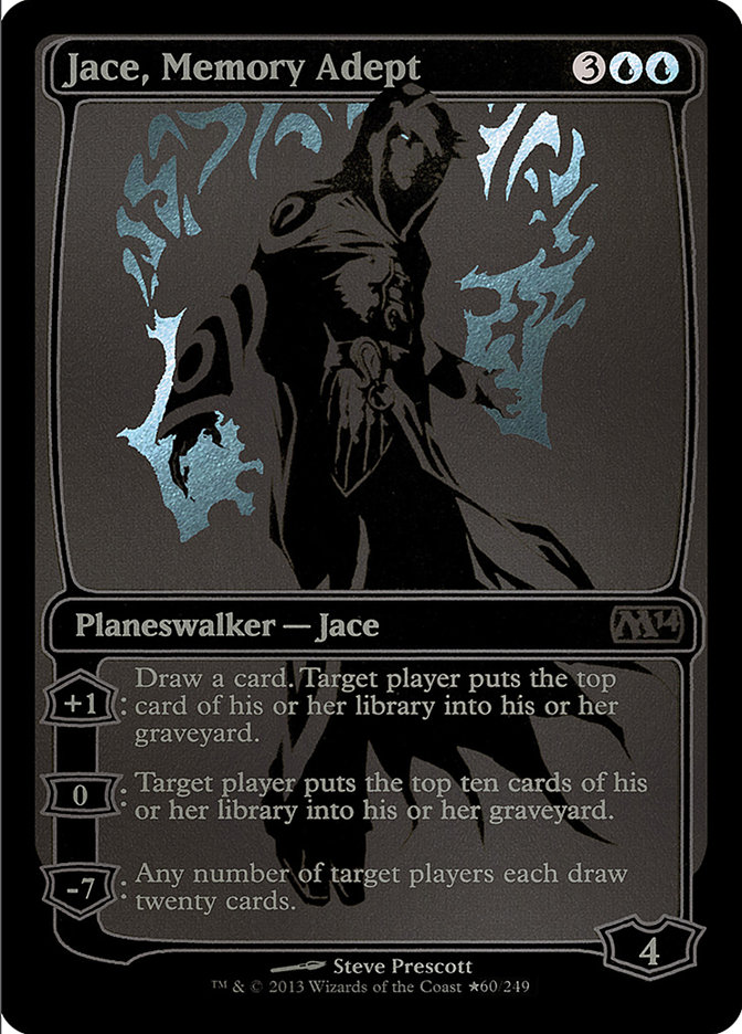 Jace, Memory Adept - MTG Card versions