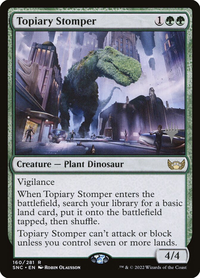 Topiary Stomper - Streets of New Capenna Promos (PSNC)